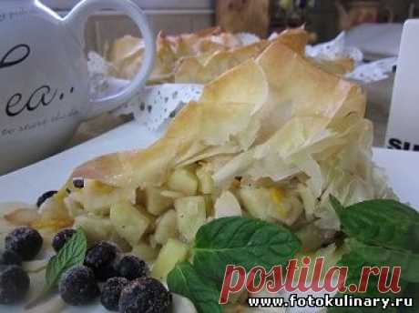 Гасконский яблочный пирог &quot;Вуаль невесты&quot; - Выпечка,тортики и прочее - Кулинарные рецепты ! - ФотоКулинария