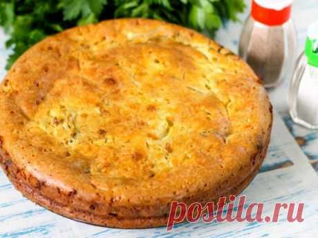 Пирог из кабачка с сыром
