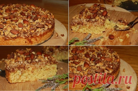 ОВСЯНЫЙ ПИРОГ СО СГУЩЕНКОЙ