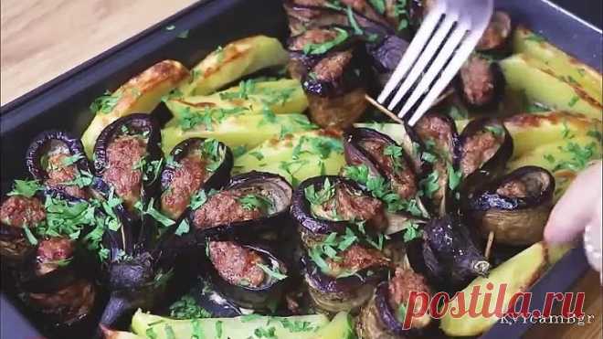 Оригинальная подача и необыкновенно вкусно! Баклажаны в духовке!
