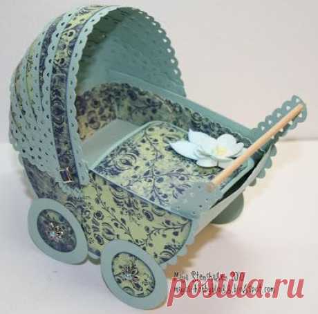 Mayas Hobbyblogg: DT InkyWings; Barnevogn tut/ Baby-pram tut ;)