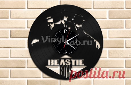 Beastie Boys - часы из виниловой пластинки (с) VinylLab