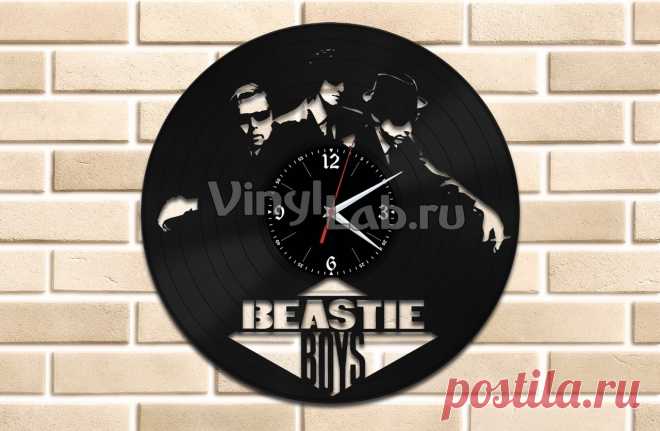 Beastie Boys - часы из виниловой пластинки (с) VinylLab