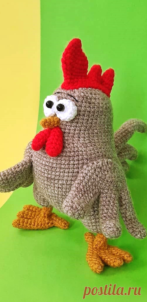 PDF Важный петух крючком. FREE crochet pattern; Аmigurumi cock patterns. Амигуруми схемы и описания на русском. Вязаные игрушки и поделки своими руками #amimore - Петух, петушок, пасхальное украшение, Пасха.