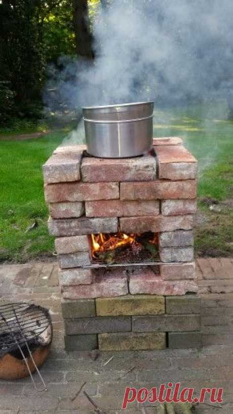 Cook your vegatables as you do it at home but than at your outdoor stove.