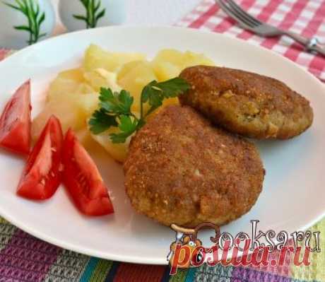 Курино-говяжьи котлеты с картофелем и баклажанами фото рецепт приготовления