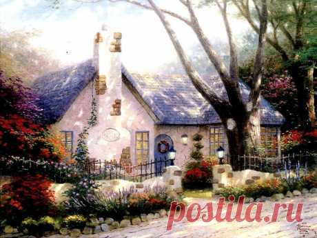 живопись Thomas Kinkade - 69 фото. Фотографии Валентин Иванов.