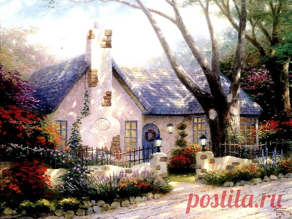 живопись Thomas Kinkade - 69 фото. Фотографии Валентин Иванов.