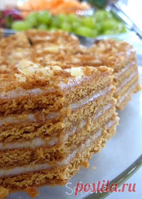 Solodke: Торт Сметанник, рецепт