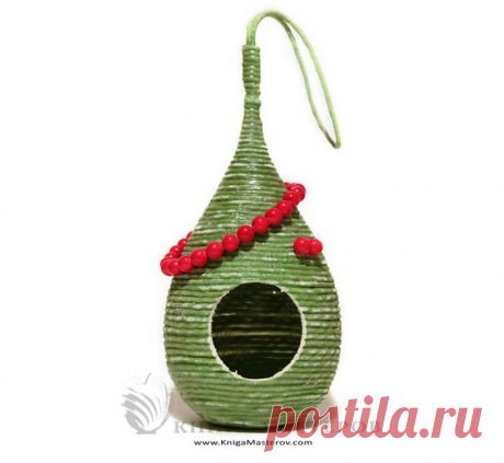 Кормушкa для птиц из веревки.