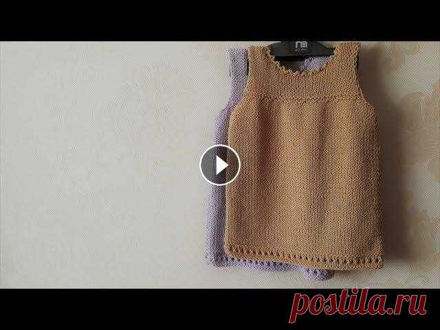 #Сарафан спицами . Как #связать сарафан . Трикотажный шов - Я ВКонтакте - Мой ИНСТАГРАМ - ЯРМАРКА Мастеров - Моя группа ВКонтакте - Поддержи мой канал! -...
