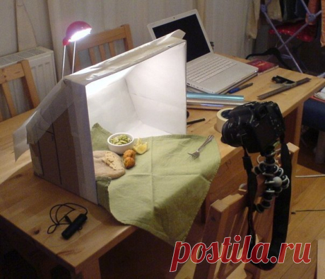 Шьем для кукол вместе
Лайтбокс из картонной коробки для фотографирования своих работ