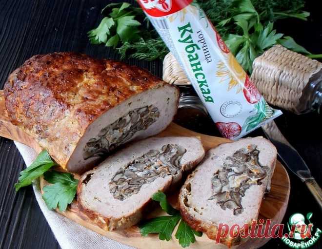 Мясной рулет с грибами под глазированной корочкой » Женский Мир