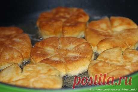 Кефирные пышки.