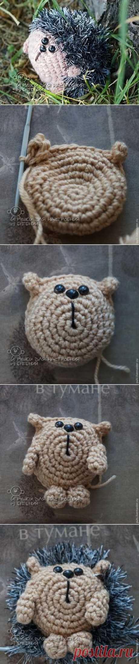 Вяжем забавного ёжика Бобо крючком - Ярмарка Мастеров - ручная работа, handmade