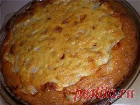 Рыбный пирог с консервой
