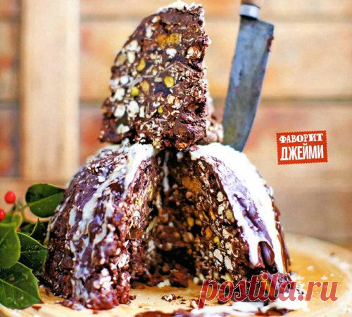 Шоколадный десерт "ГОРА" | Рецепты Джейми Оливера