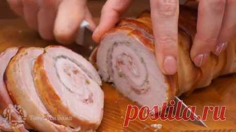 Мясной рулет на праздничный стол