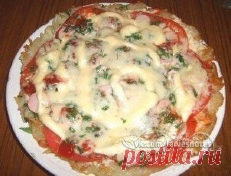 Картофельная пицца