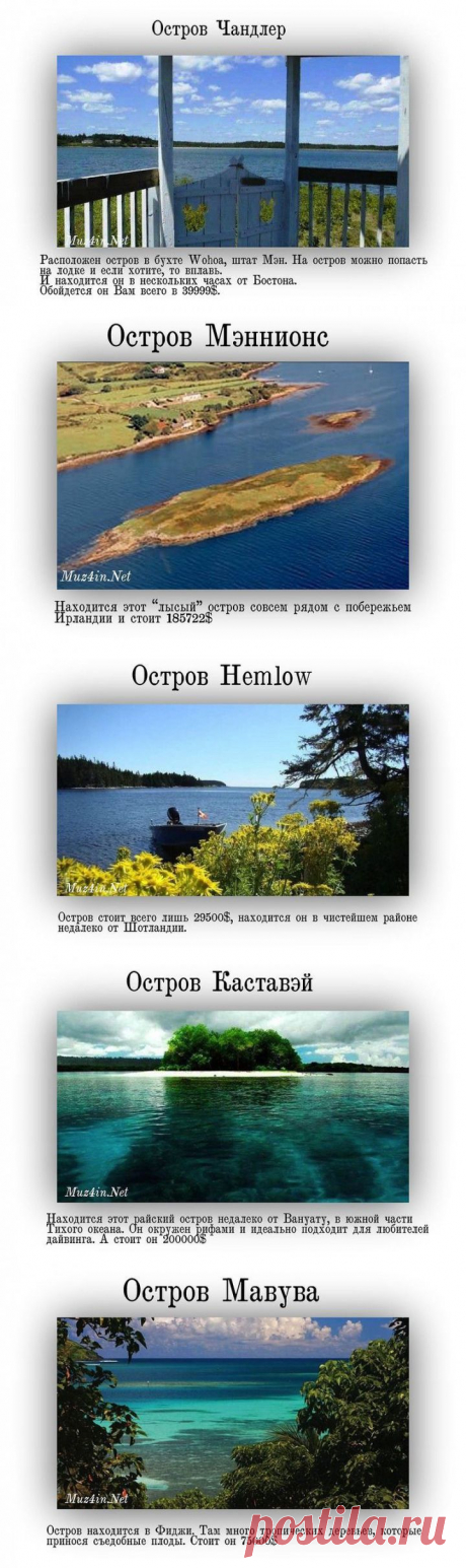 (+1) - Райские Острова, которые стоят дешевле квартиры | УДИВИТЕЛЬНОЕ