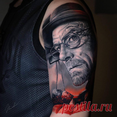 ТАТУ-МАСТЕР MICHAEL CLOUTIER (ЧЕРНО-СЕРАЯ, ЦВЕТНАЯ, РЕАЛИЗМ, ТРЭШ ПОЛЬКА) | Tattoo-Voops | Яндекс Дзен