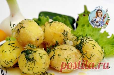 Нежный МОЛОДОЙ картофель С чесноком И зеленью - Простые рецепты Овкусе.ру