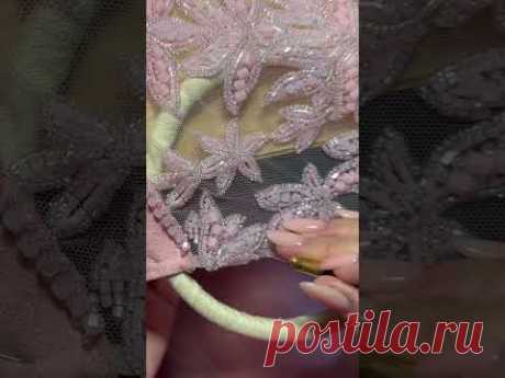Создание цветочного платья с вышивкой люневильским крючком от Виктории Бойко, фрагмент видеокурса