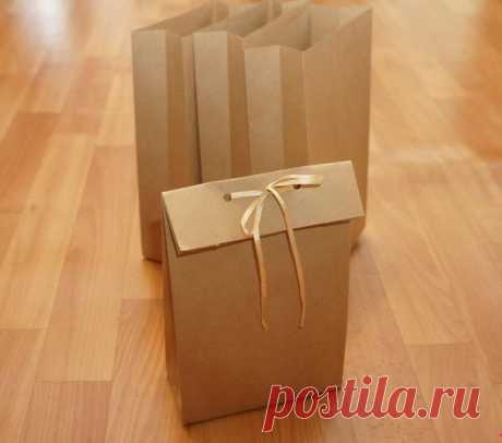 Подарочный пакетик своими руками без выкройки