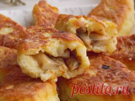 КАРТОФЕЛЬНЫЕ ЗРАЗЫ С ГРИБАМИ — Фактор Вкуса