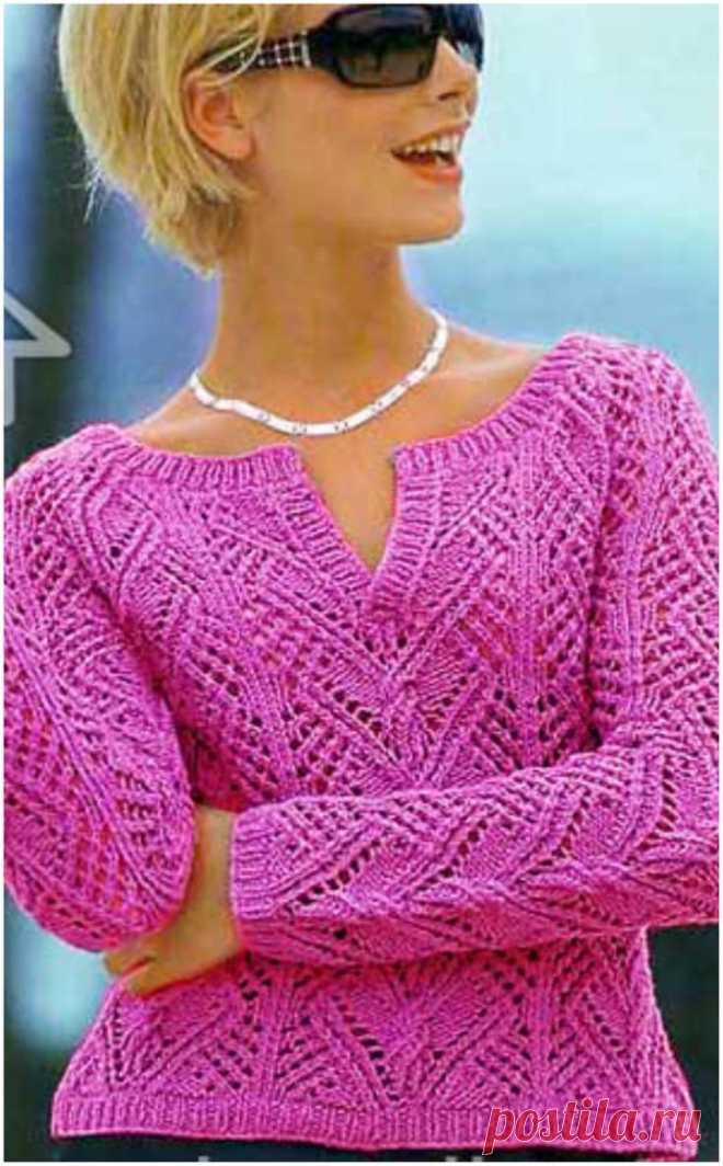 STYLISH SWEATER WITH SPECIAL KNITTING PATTERN
