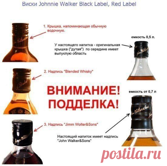 Как отличить настоящий алкоголь от подделки | Хитрости Жизни