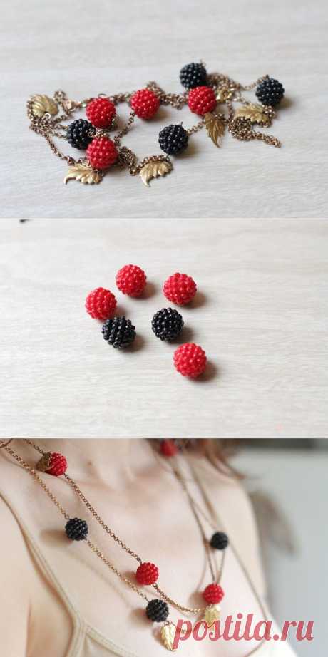 on my honor...: DIY: Berry Lovely Necklace для перевода воспользуйтесь онлайн переводчиком