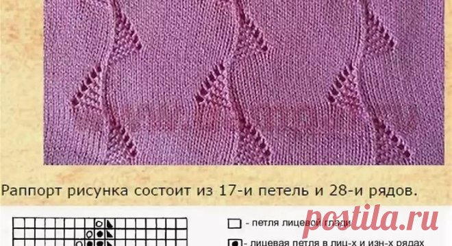 Узоры спицами на любой вкус, 35 схем - svjazat.ru