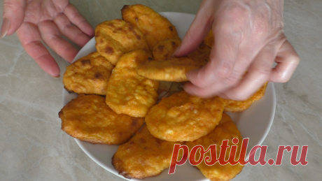 Пирожки из творога с морковью.