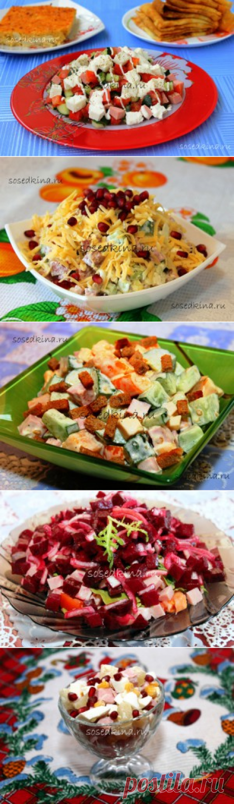 20 вкусных салатов с колбасой