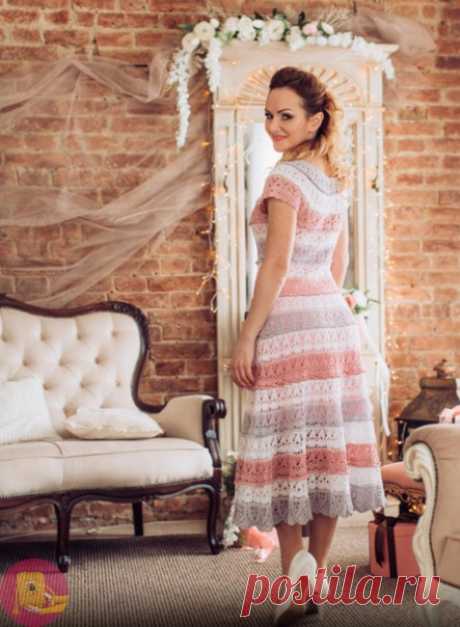 Шедевральное платье узором лилии — Сделай сам, идеи для творчества - DIY Ideas