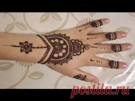 Simple, Cute Henna Design
