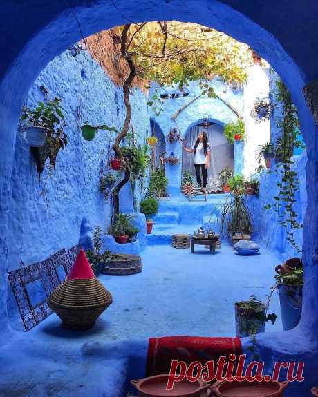 Голубой город Шавен (Шефшауэн), Марокко.
