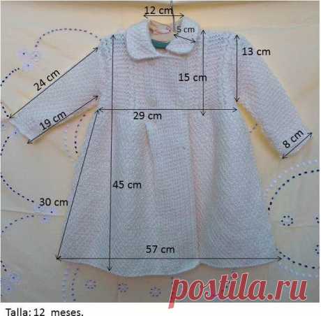 ABRIGO BEIGE 9-12 MESES LO QUIERO Material Lana bebé color beige puesta doble. Agujas de punto del número 4 Agujas de punto ...