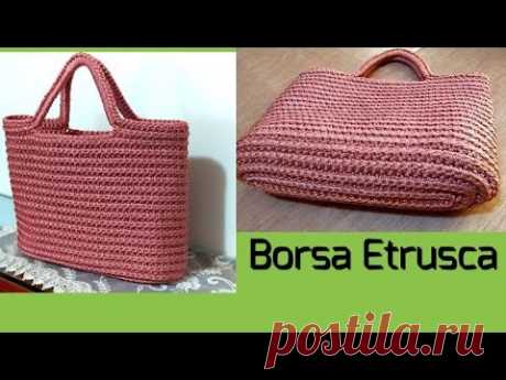 Tutorial:Borsa Etrusca Uncinetto tutorial 3D crochêt bag pattern