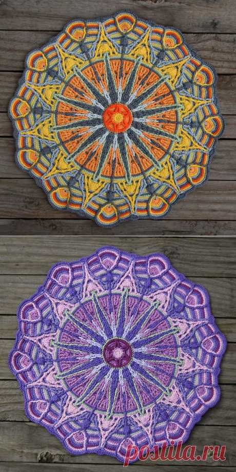 Crochet Overlay Mandala No. 6 Pattern PDF от CAROcreated на Etsy