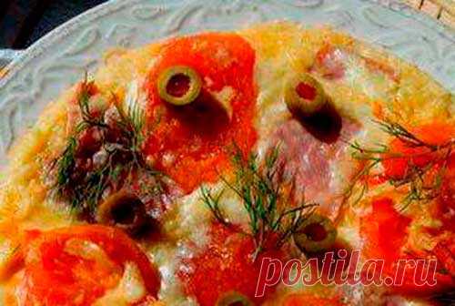 Быстрая пицца на сковороде под крышкой | Recept-Fresh