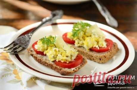 Smørrebrød - Бутерброд с яйцом и сыром - пошаговый рецепт с фото на Готовим дома