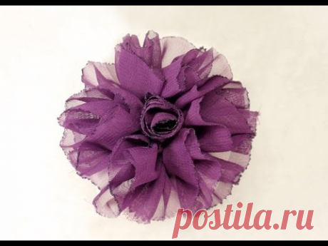 DIY, How to make Shaby Chic Fabric Flower, Tutorial