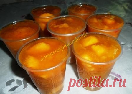 Сливы с персиками- заготовка на зиму. | Домашняя еда