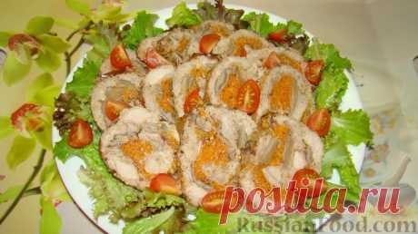 Рецепт: Мясной рулет на RussianFood.com
