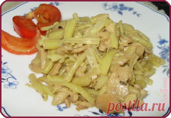 Пастери с мясом и грибами (молодая фасоль с мясом и грибами) | Кулинарный блог