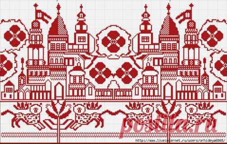 ПО ВАШИМ ПРОСЬБАМ. СХЕМЫ ДЛЯ ВЫШИВКИ РУШНИКОВ.