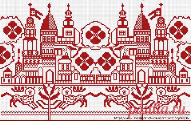 ПО ВАШИМ ПРОСЬБАМ. СХЕМЫ ДЛЯ ВЫШИВКИ РУШНИКОВ.