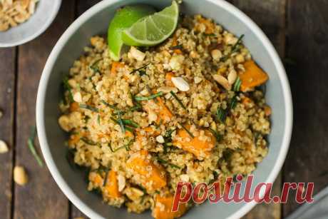 Салат из киноа и батата по-тайски | Все об Осознанной Красоте